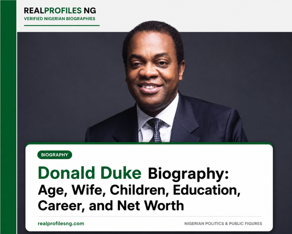 Donald Duke Biography: Age, Wife, Children, Education, Career, and Net Worth