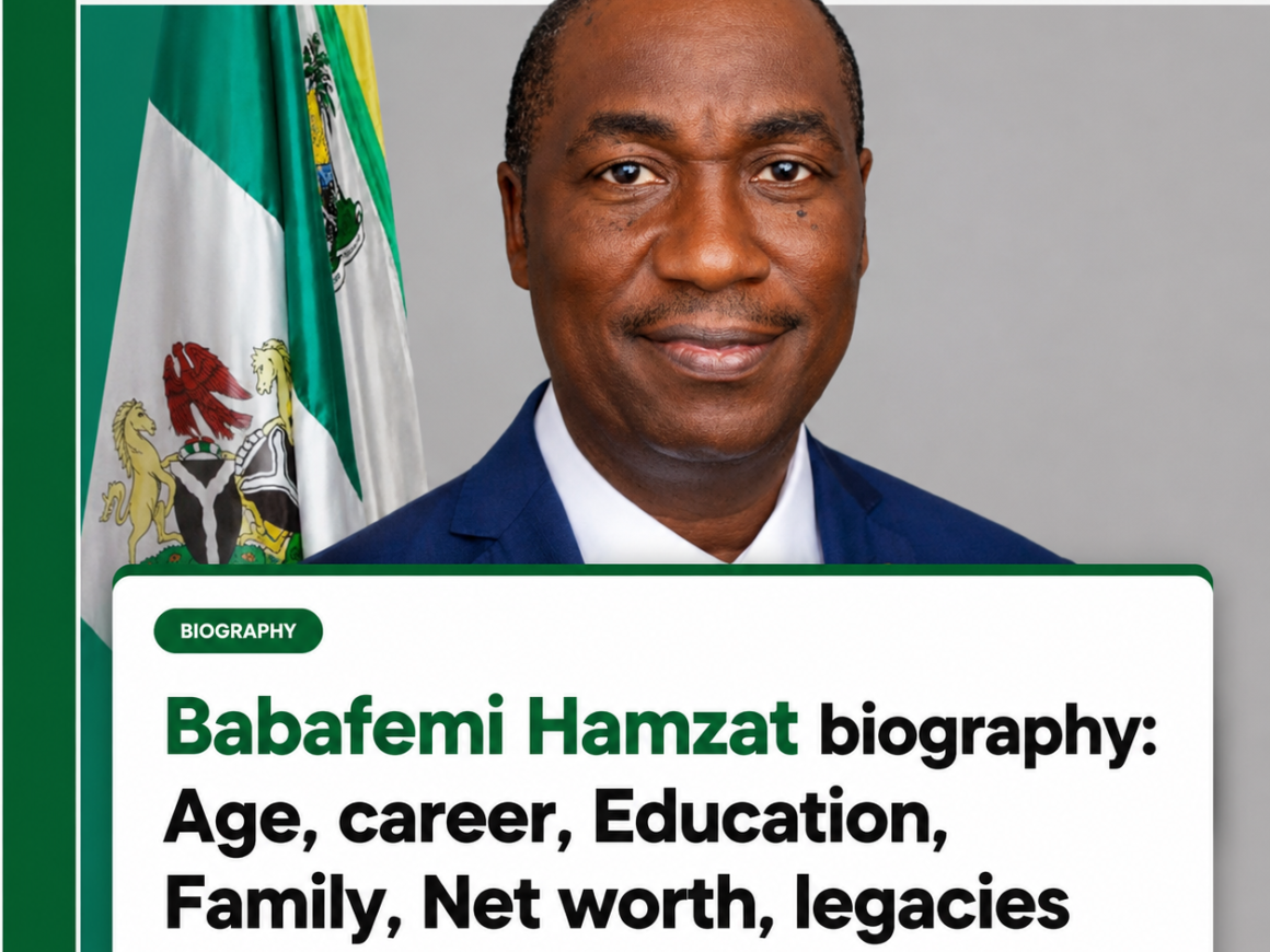 Read Babafemi Hamzat's complete biography, including his age, wife, education, career, family, net worth, and achievements in Lagos politics.