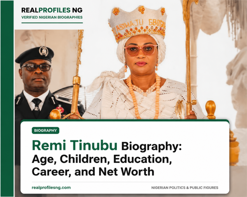 Remi Tinubu Biography: Age, Children, Education, Career, and Net Worth