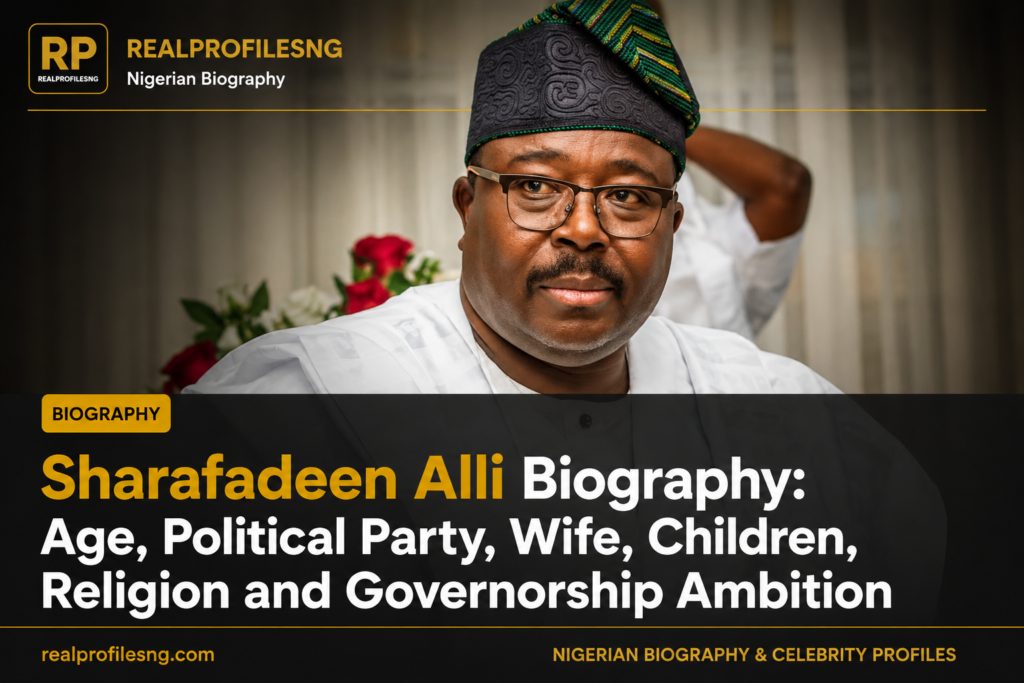 Sharafadeen Alli Biography: Age, Political Party, Wife, Children, Religion and Governorship Ambition
