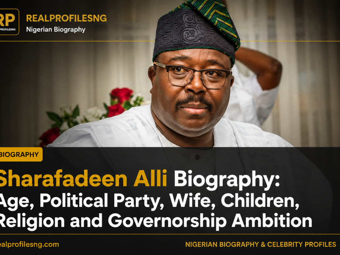 Sharafadeen Alli Biography: Age, Political Party, Wife, Children, Religion and Governorship Ambition