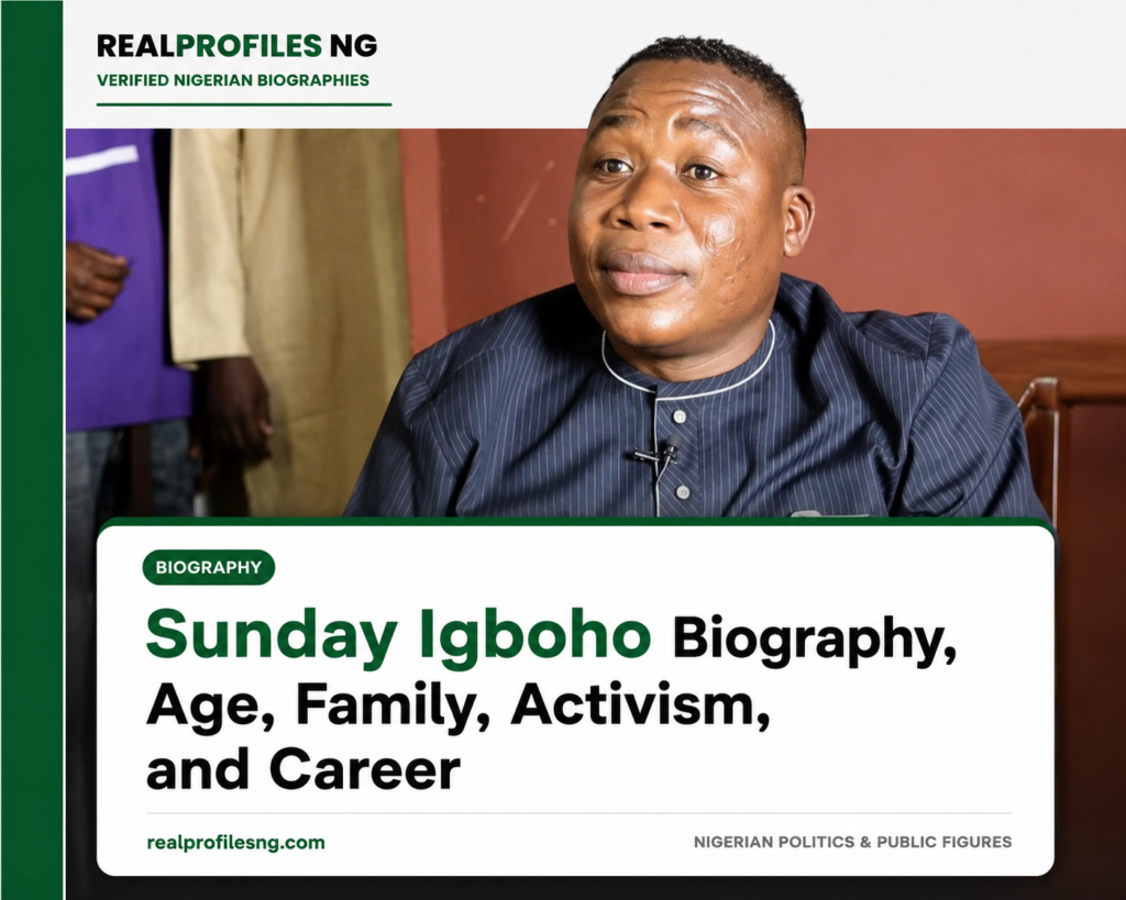 Sunday Igboho Biography, Age, Family, Activism, and Career