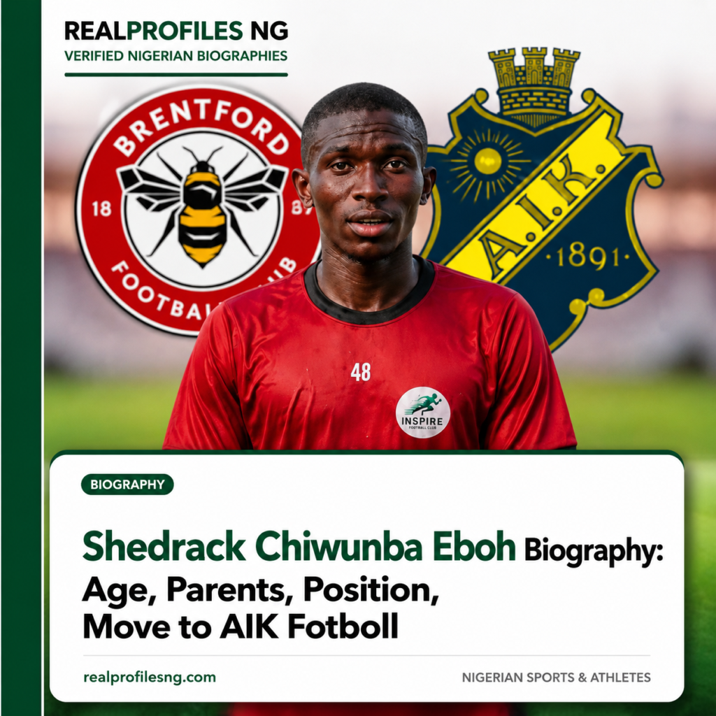 Shedrack Chiwunba Eboh Biography: Age, Parents, Position, Move to AIK Fotboll