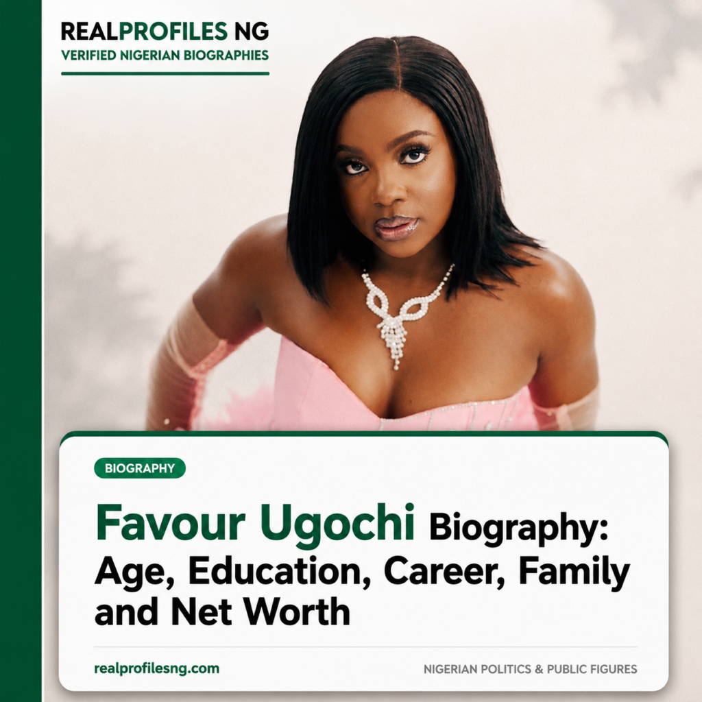 Read Favour Ugochi's complete biography, including her age, real name, education, career, family, net worth, and music journey.