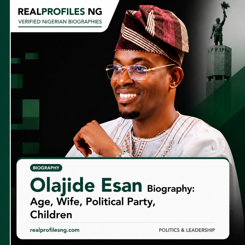 Olajide Esan Biography: Age, Wife, Political Party, Children